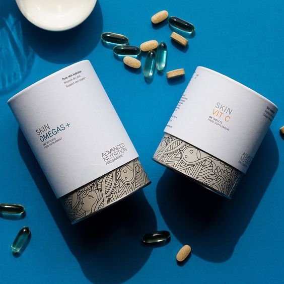 Custom Cylinder Cardboard Tea Paper Tube Food Grade Eco- friendly  Boxes Fruit&Vegetable Powders Spray-dried Mixed Tea Packaging