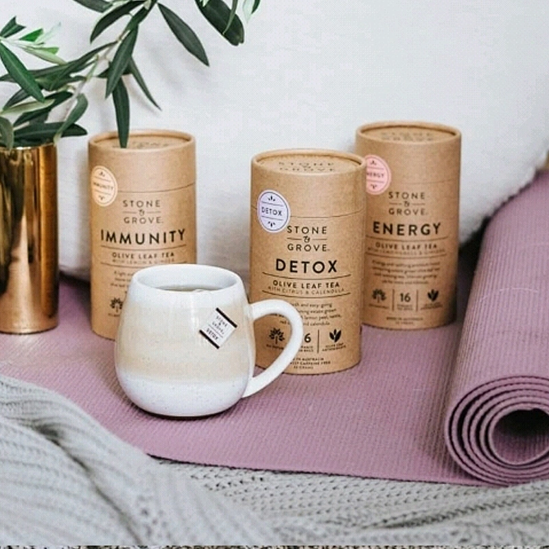 Elegant Custom Eco- Friendly Recycle Kraft Paper Tube Packaging Kraft round box For coffee Packaging