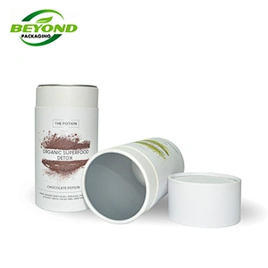Eco friendly Biodegradable Cylindrical Custom Printing Logo Design Kraft Paper Tea Packaging For Dry Fruit Tea