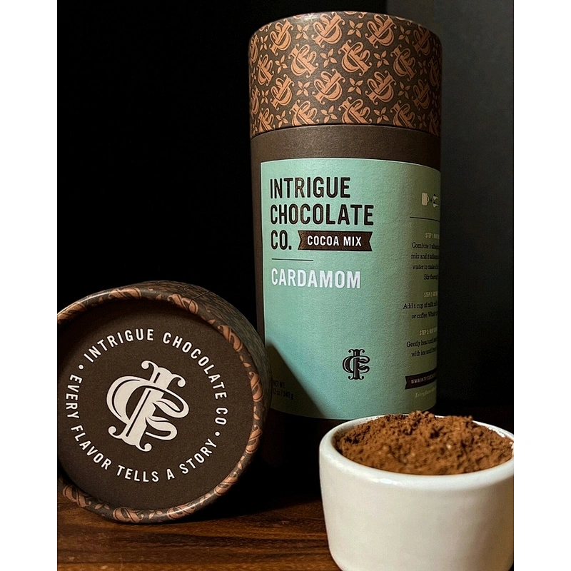 Custom Design Luxury High Quality Recycle Paper Tube Packaging Eco Friendly Food Grade Paper Packing For Coffee Powder