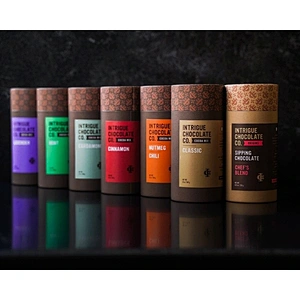 Wholesale biodegradable custom round box paper tube cardboard food kraft paper packaging chocolate packaging box