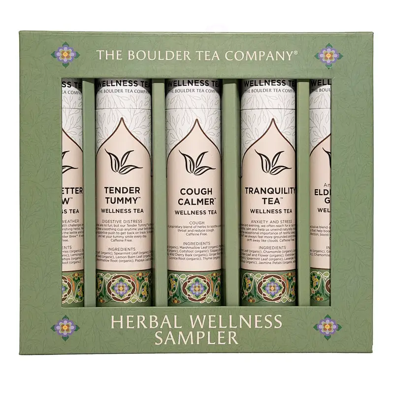 High quality round paper packaging unique herbal tea container safe paper tube food grade packaging box