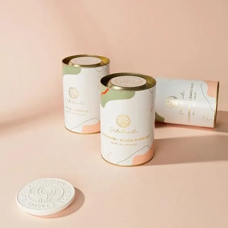 Eco Friendly Custom Cookies Paper Tube Food Grade Quality Round Packaging Paper Cardboard Tube