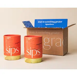 Custom Food Grade Recycled Cardboard Cylinder Herbs Tea Coffee Packaging Box Round Matt Lamination Paper Tube Packaging