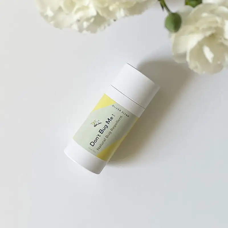 Eco Friendly Customized Cardboard Deodorant Container Paper Cosmetic Push Up Tube with Deodorant Stick Tube Packaging