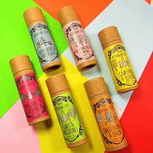 Eco Friendly Wholesale High Quality Push Up Paper Tube Cardboard Packaging For 0.3g Lip Balm Packing
