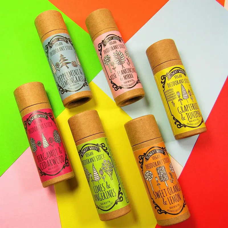 Eco Friendly Wholesale High Quality Push Up Paper Tube Cardboard Packaging For 0.3g Lip Balm Packing