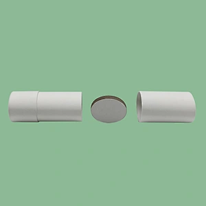 Customized Oval Deodorant Stick Container Eco Friendly Kraft Paper Cylinder Packaging Cardboard Push Up Paper Tube