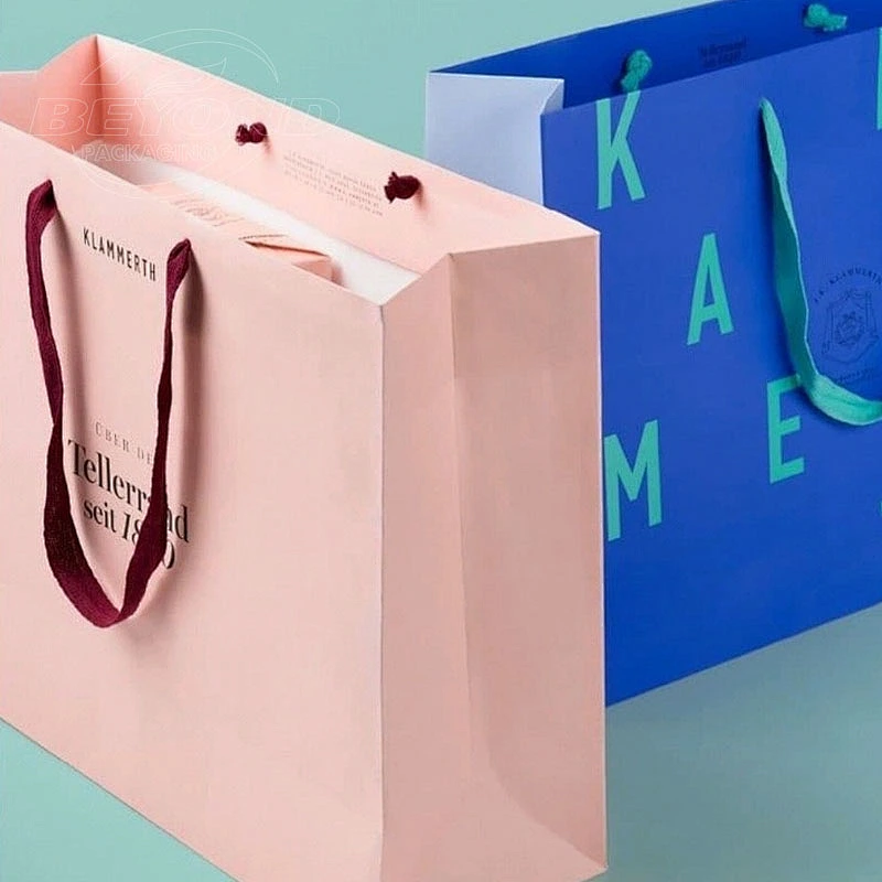 Luxury Direct Sales Wholesale Custom Design Logo Bouquet Gift Wedding Gift Shopping Paper Bag Packaging