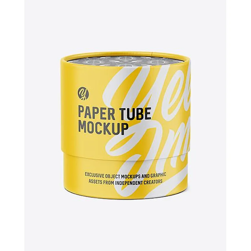 Customized Biodegradable Beautiful Design Kraft Brown Cylinder Cardboard  Packaging Tea Recycle Food Grade Kraft Paper Tube