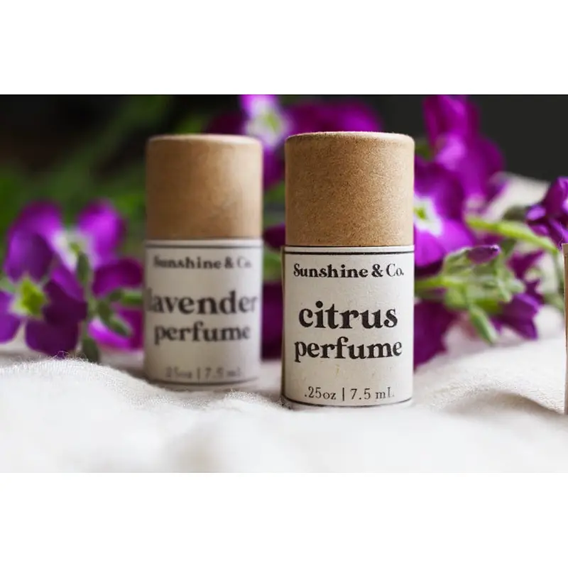 Custom Honey Pot Lip Balm Paper Container Round Deodorant Push up Paper Tube Cylinder Cardboard Box Biodegradable Packaging