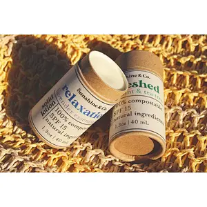 Custom Cardboard Eco -friendly Push up Deodorant Containers Kraft Paper Cardboard Tube for Lip Balm 70 g Deodorant Cylinder Tube
