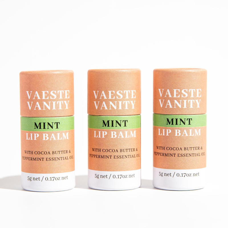 Biodegradable New Design Push Up Kraft Paper Lip Balm Tube Sunscreen Balm Stick Packaging Deodorant Paper Tube Containers