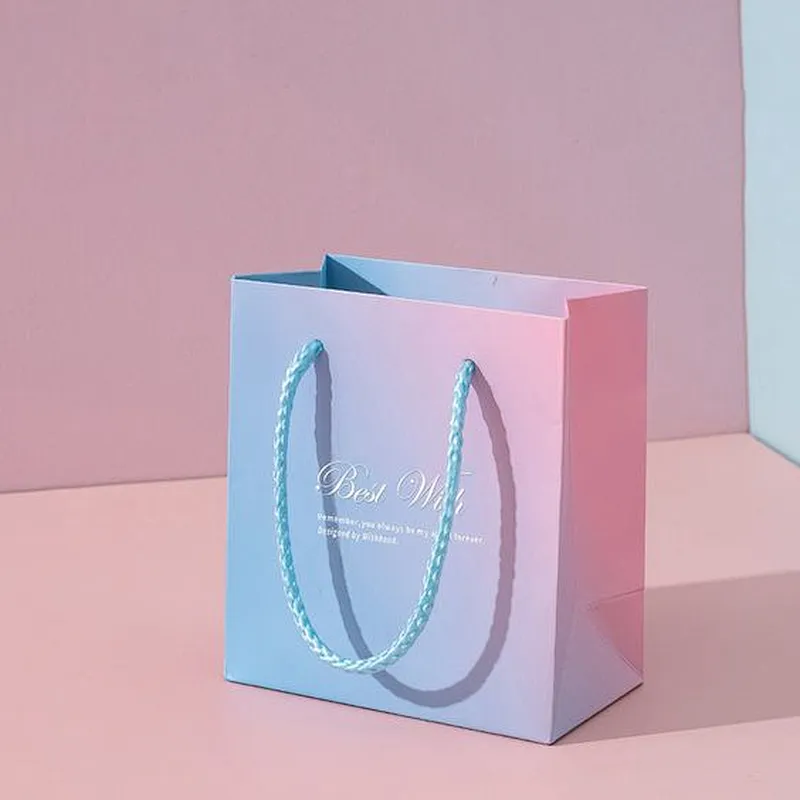 Eco Friendly High Quality Extra Large Recyclable Gift Shopping Paper Bag Custom Design For Clothes
