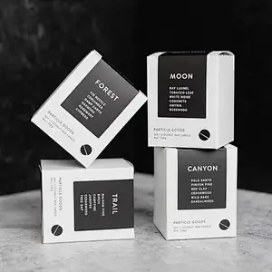 Wholesale Recycled Customized Luxury Design White Cardboard Paper Box For Skincare Cosmetics Card Packaging Boxes