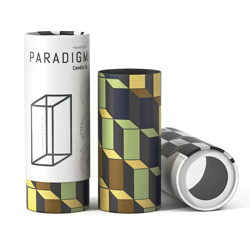 Wholesale Customized Tea Paper Tubes Recycled Food Grade Coffee Kraft Paper Packaging Tube Cylinder Boxes