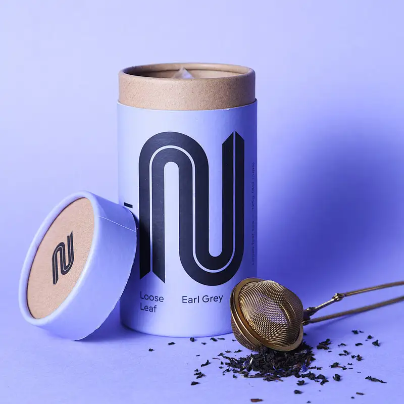 Wholesale Biodegradable Food Paper Tubes Recycled Food Grade Tea/Coffee Kraft Paper Packaging Tube Cylinder Box