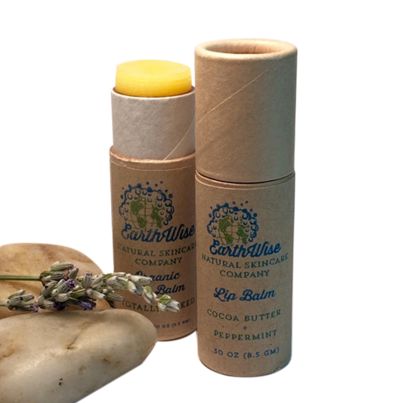Custom Eco- friendly Push up Kraft Paper Lip Balm Cardboard Tubes Biodegradable Cylindrical Packing for  Deodorant Containers