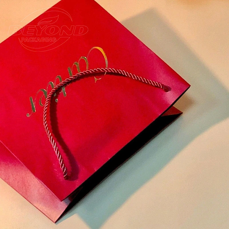 Luxury Custom Logo High Quality Manufacturer Shopping Paper Bag Gift Packaging For Valentines Day