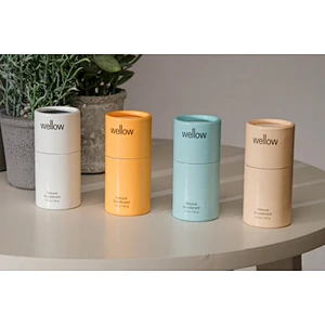 Custom Round Lip Balm Tube Biodegradable Cardboard Cosmetic Deodorant Container Kraft Push up Paper Tubes with Wax Paper Inside