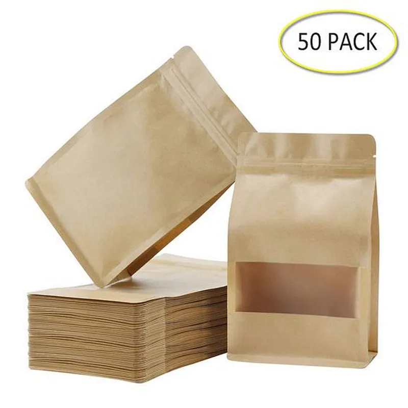 Food Plastic Vacuum Bag Packaging Pouch Coffee Stand Up Zipper Foil Paper Printed Tea Zip Lock Aluminum Customized Mylar Bags