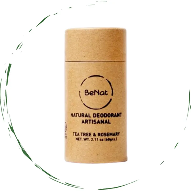Custom Private Label Eco friendly Cardboard Push up Kraft Paper Lip Balm 15g Deodorant Containers  Tubes Cylinder Packaging Box