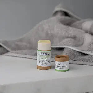 Biodegradable High Quality Eco Friendly Rigid Cardboard Push Up Paper Tube Packaging For  6ml  Lip Balm Packaging