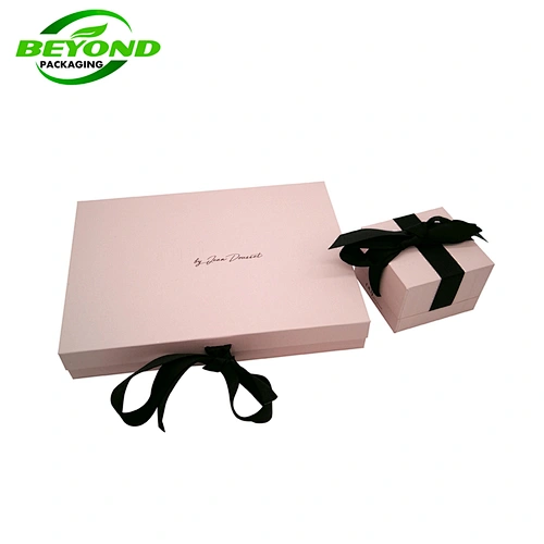 Custom Logo Ribbon Magnetic Closure Packaging Gift Box Packaging Paper Cardboard Coated Luxury Paper Box Packing