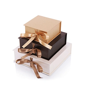 Custom Logo Biodegradable Cardboard Magnetic Gift Recycled Kraft Paper Box  Luxury Packing with Silk Ribbon for  Suit Shirt