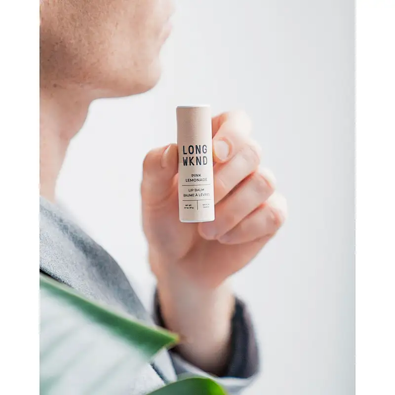 Custom Biodegradable Packaging Deodorant  Tube Container 10ml Push up Cardboard Tube of 1.5 oz  Lip Balm Cylinder Tube Packaging