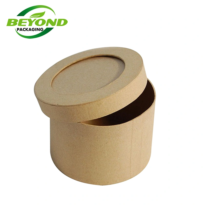 Custom Wax Lined Food Grade Biodegradable Kraft Cardboard Skincare Cosmetics Cream Jar Paper Tube Packing