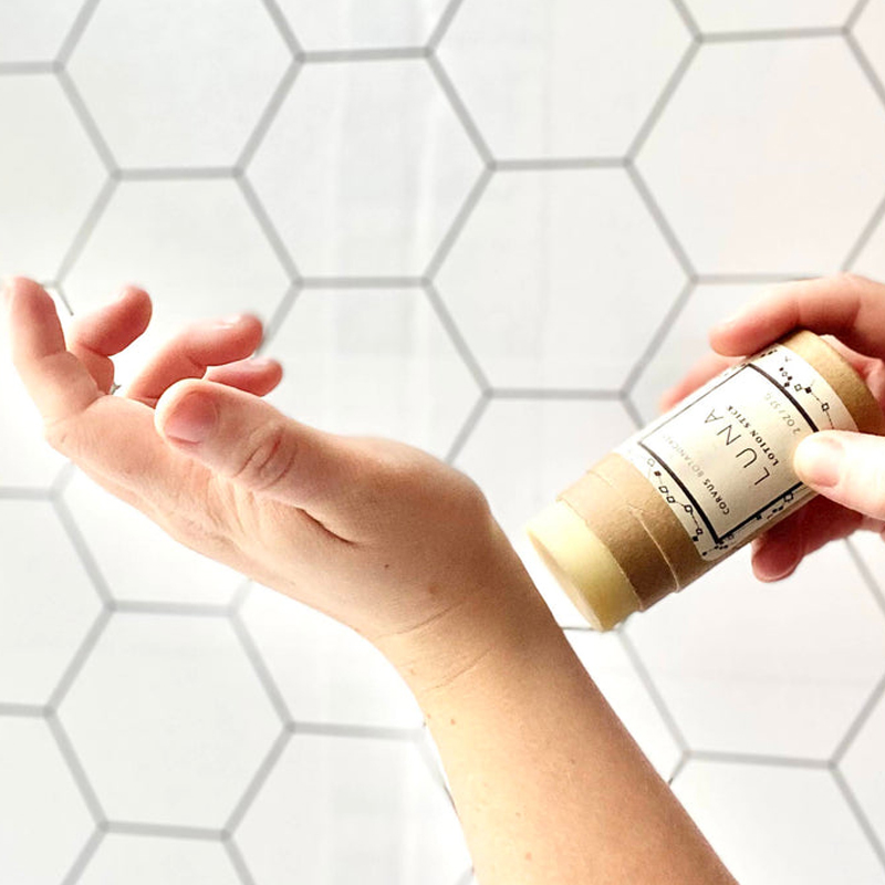 Eco Friendly Cardboard Push Up Deodorant Cosmetic Containers Kraft Lip Balm Sunscreen Kraft Paper Tube Packaging