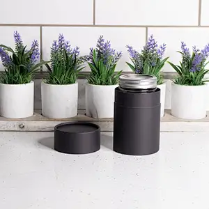 Wholesale Customized Tea Paper Tubes Recycled Food Grade Coffee Kraft Paper Packaging Tube Cylinder Boxes