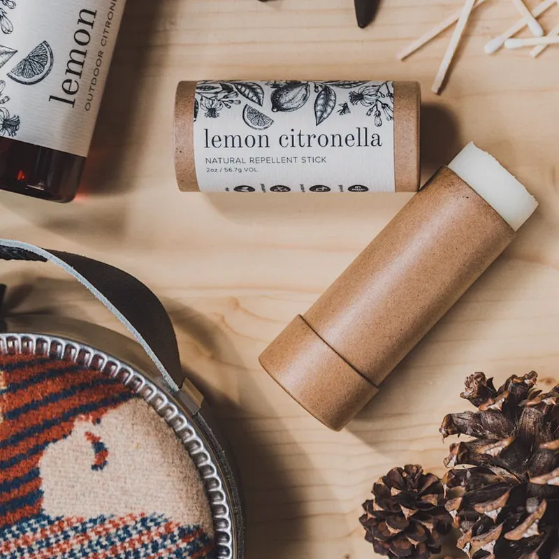 Wholesale Biodegradable Recycled Food Grade Push Up Paper Tube Packaging For Lip Stick Lip Balm With Wax Paper Inside