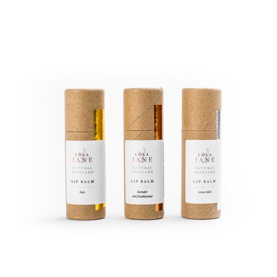 Custom Craft Paper Lip Balm Push up Tube Cosmetic Cylinders Eco friendly Packaging Lip Balm Tubes Round Box Wholesale