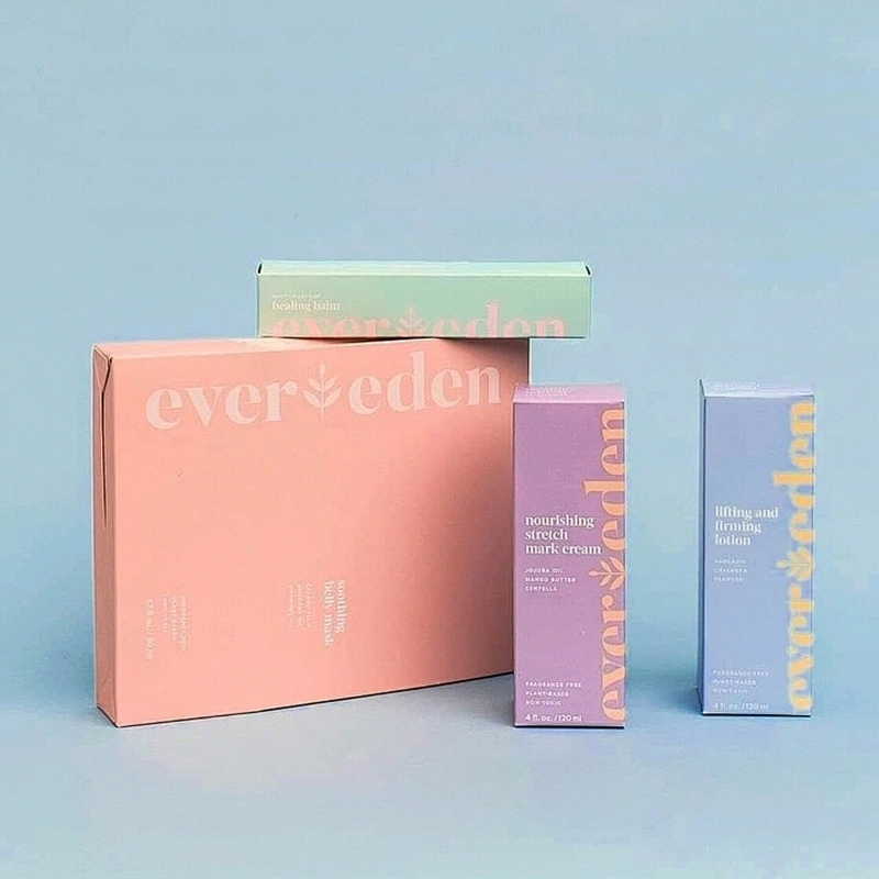 Custom Design Your Own Logo Paper Box Gift Packaging Folding Box Decorative For Cosmetic Soap
