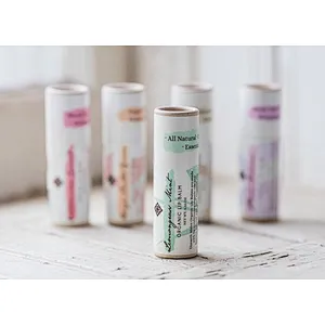 Eco Friendly Push Up Paper Tube Packaging Container For 0.3oz Lip Balm Custom Design High Quality Paper Packaging