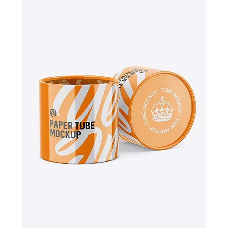 Customized Biodegradable Beautiful Design Kraft Brown Cylinder Cardboard  Packaging Tea Recycle Food Grade Kraft Paper Tube