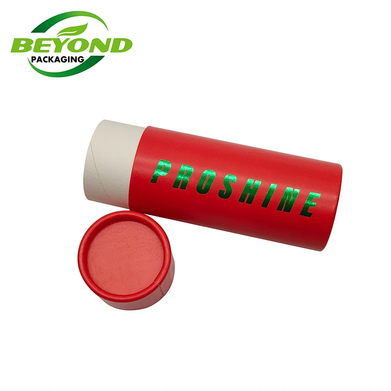 Custom Round Kraft Push up Paper Tube for Lip Balm Carton push up Deodorant Conteneurs 100ml  Papier Tube Round Box Wholesale