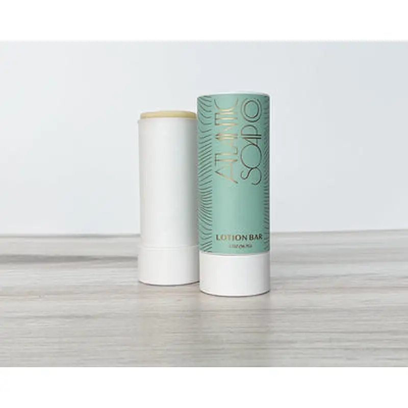 Custom Round Deodorant Push up Paper Tube Cylinder Packaging Cosmetic Lip Balm 10 ml Biodegradable Low MOQ Kraft Paper  Tube