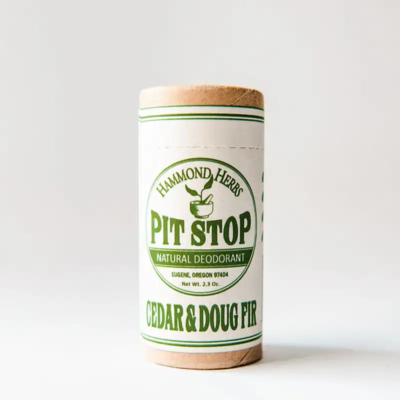 Custom Honey Pot Lip Balm Paper Container Round Deodorant Push up Paper Tube Cylinder Cardboard Box Biodegradable Packaging