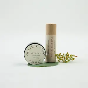 Customized Printed Biodegradable Hot Sale Deodorant Stick Push Up Kraft Paper Tubes Deodorant Cardboard Container