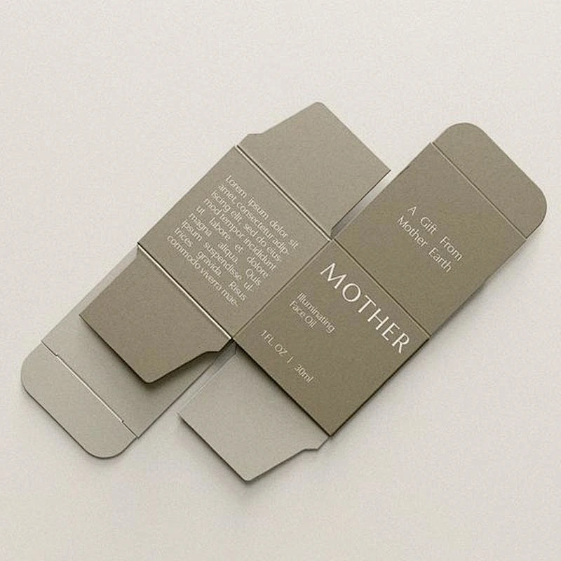 Eco Friendly Kraft Paper Box Folding Box Packaging Reasonable Price Packaging For Cosmetic Bottle
