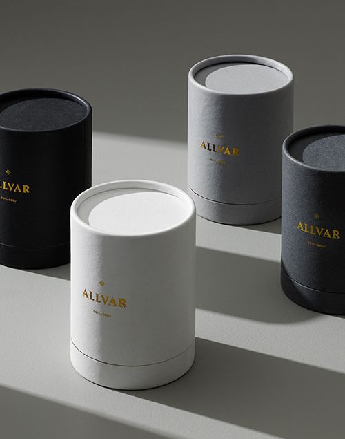 Customized Logo Round Paper Boxes Tube Candle Packaging Container Wax Candle Jar Paper Packaging Tubes
