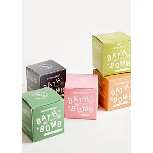 Eco friendly art paper package folding box soap paper creative candle jar set packaging shipping box