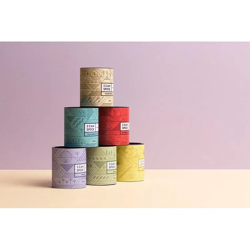 Custom Design Round Cylinder Paper Tube Packaging High Quality Kraft Cardboard Packaging For Candle