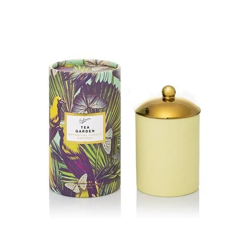 Luxury 100% Biodegradable Material Custom Logo Round Kraft Paper Box Tube Candle Packaging Wax Candle Paper Packaging Tube