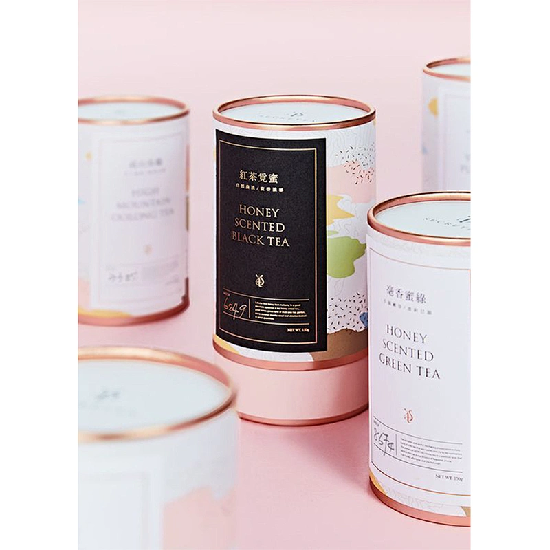 Wholesale Luxury Customized Printing Soy Wax Round Candle Empty Kraft Paper Box Cylinder Cardboard Canister Packaging Paper Tube