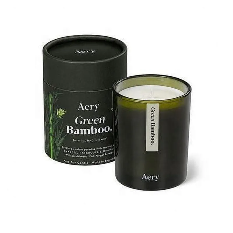 Wholesale High Quality 100% Recycled Material Customized Print Luxury Design Cylinder Candle Paper Tube Packaging