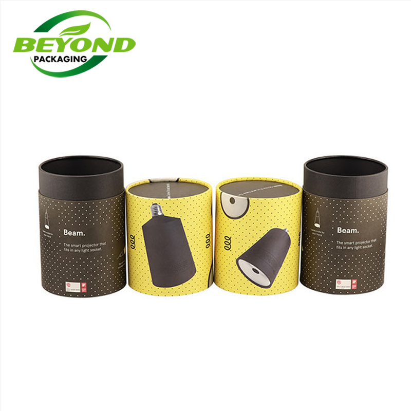 Wholesale Luxury High Quality Customized Design Different Size Biodegradable Recycled Round Tube Gift Packaging Candle Jar